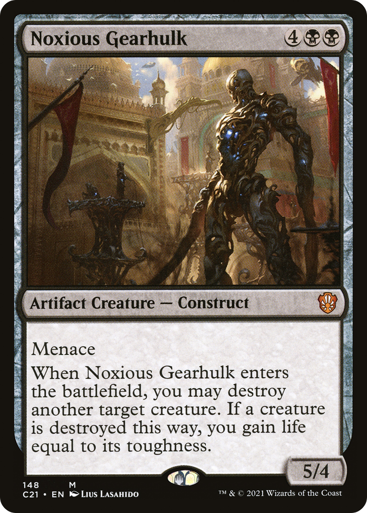 Noxious Gearhulk (C21-148)  - Commander 2021