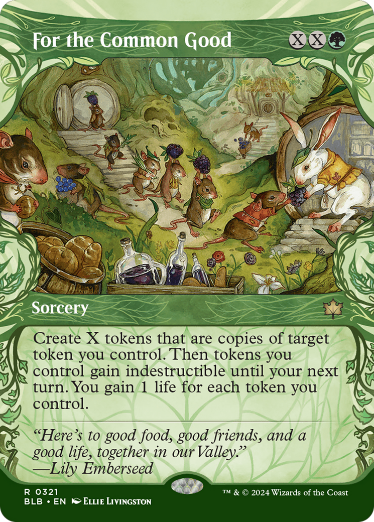 For the Common Good (Showcase) (BLB-321)  - Bloomburrow: (Showcase) (Borderless)