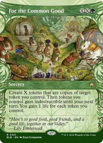 For the Common Good (Showcase) (BLB-321)  - Bloomburrow: (Showcase) (Borderless)
