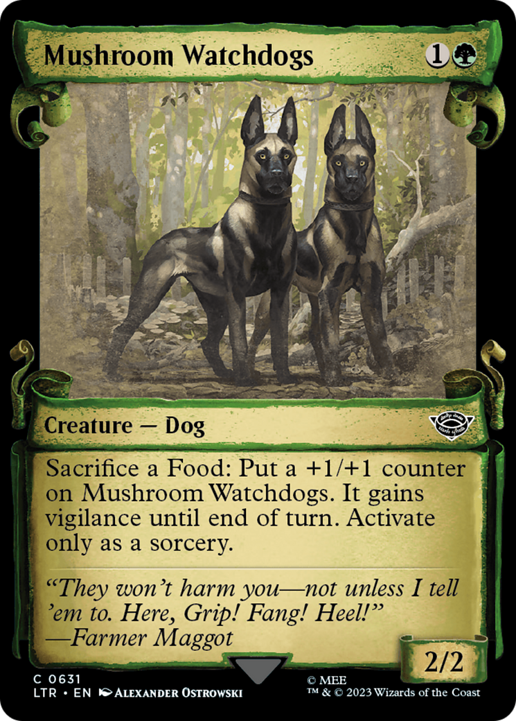 Mushroom Watchdogs (Showcase Scrolls) (LTR-631)  Foil - The Lord of the Rings: Tales of Middle-earth: (Showcase)
