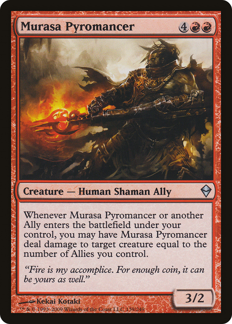 Murasa Pyromancer (ZEN-139)  - Zendikar
