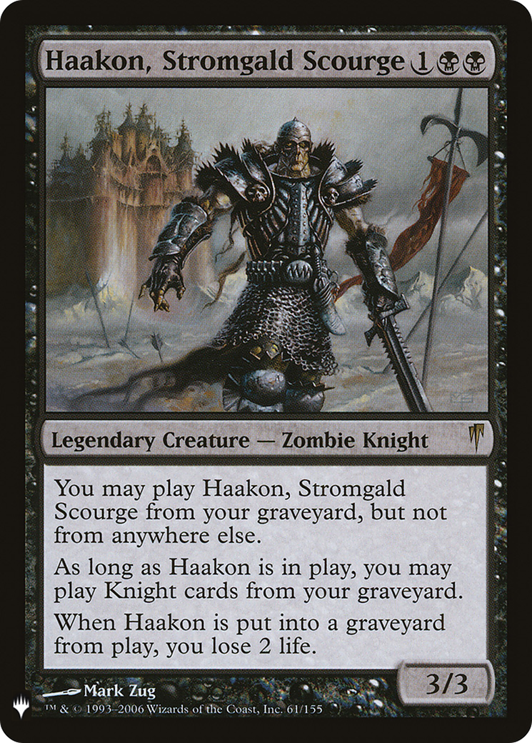 Haakon, Stromgald Scourge (LIST-061)  - The List