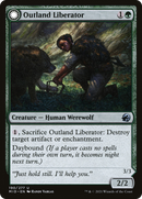 Outland Liberator (MID-190)  Foil - Innistrad: Midnight Hunt: (Double Faced Transform)