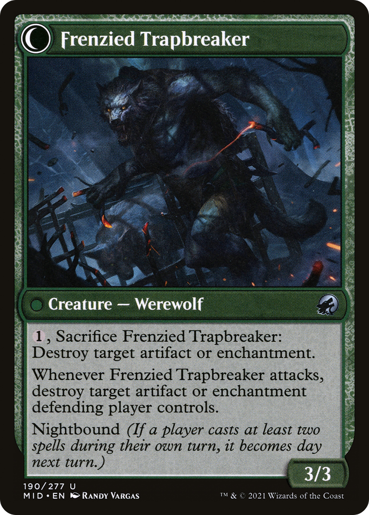Outland Liberator (MID-190)  - Innistrad: Midnight Hunt: (Double Faced Transform)