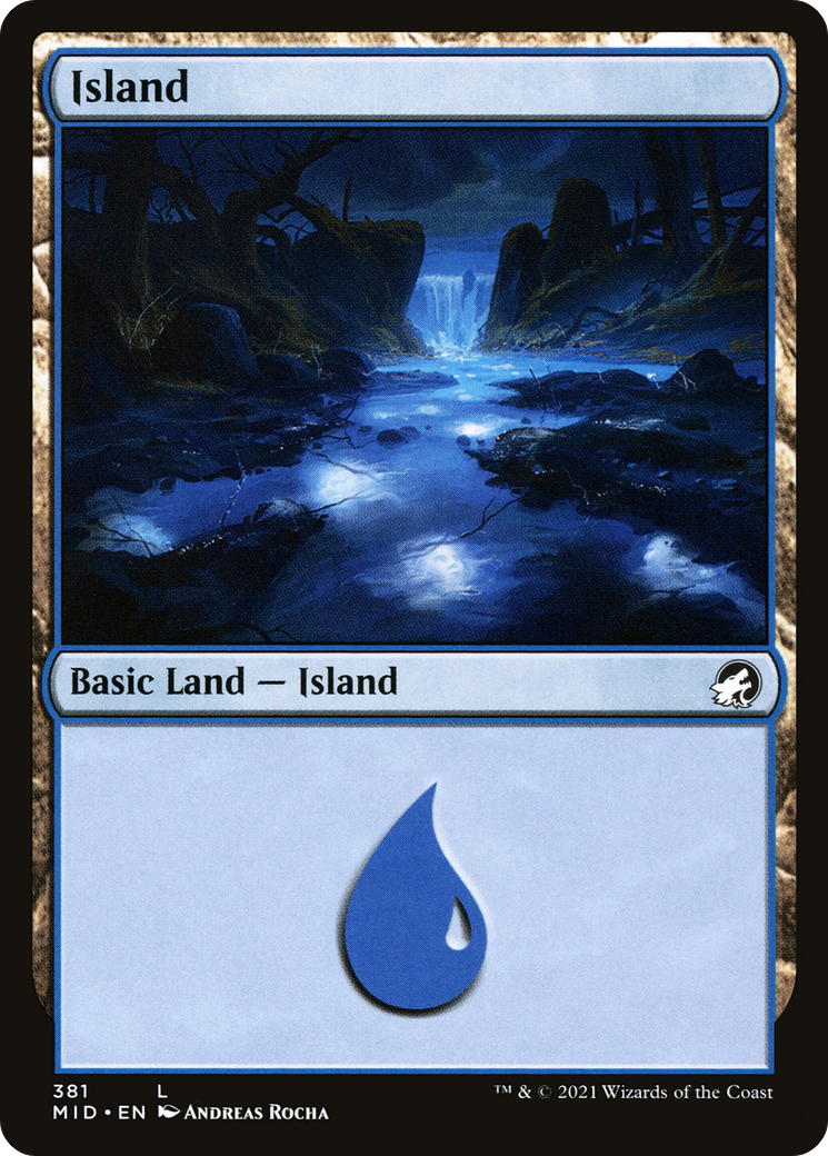 Island (381) (MID-381)  - Innistrad: Midnight Hunt