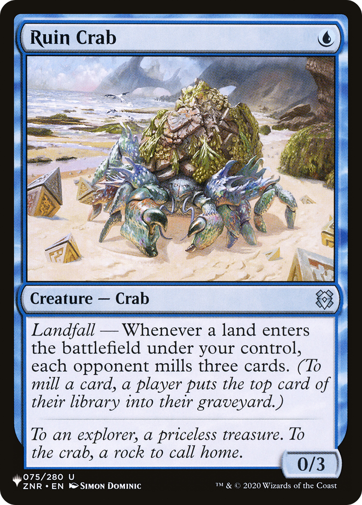 Ruin Crab (LIST-075/280)  - The List