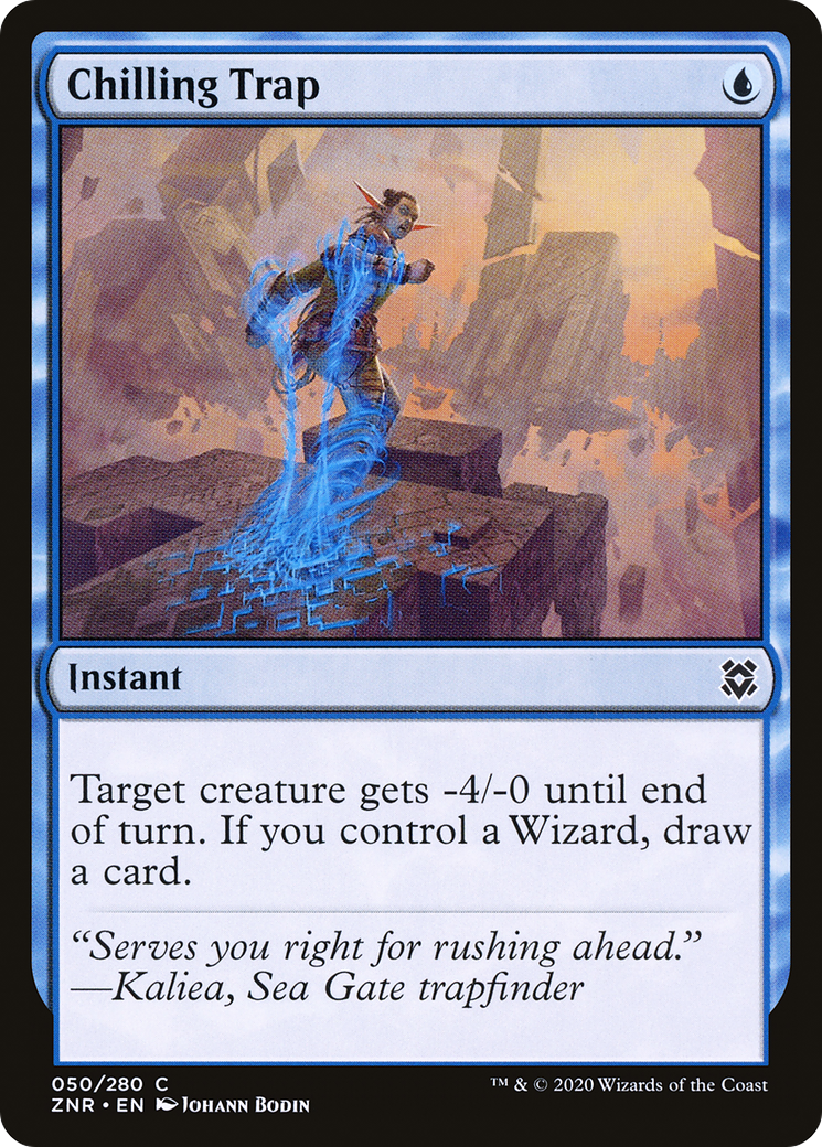 Chilling Trap (ZNR-050)  Foil - Zendikar Rising