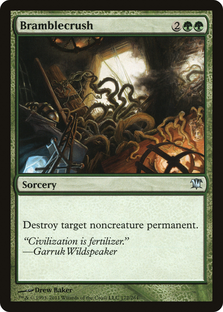 Bramblecrush (ISD-172)  Foil - Innistrad