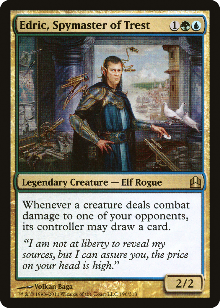 Edric, Spymaster of Trest (CMD-196)  - Commander 2011