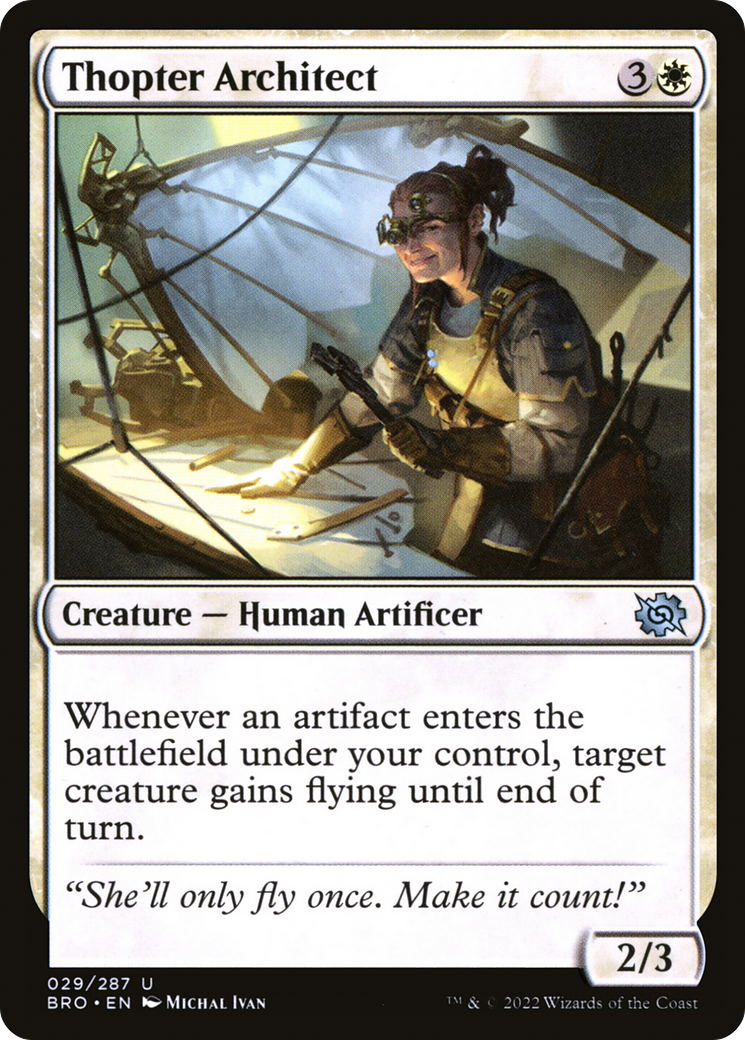 Thopter Architect (BRO-029)  - The Brothers' War