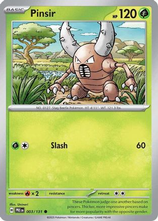 Pinsir 003/131  SV Prismatic Evolutions