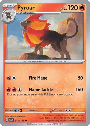 Pyroar 016/131  SV Prismatic Evolutions