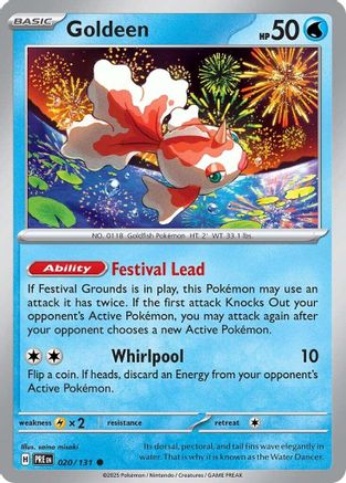 Goldeen 020/131 - Reverse Holofoil SV Prismatic Evolutions