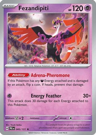 Fezandipiti 045/131 - Reverse Holofoil SV Prismatic Evolutions