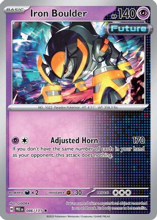 Iron Boulder 046/131 - Reverse Holofoil SV Prismatic Evolutions