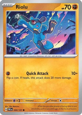 Riolu 050/131  SV Prismatic Evolutions
