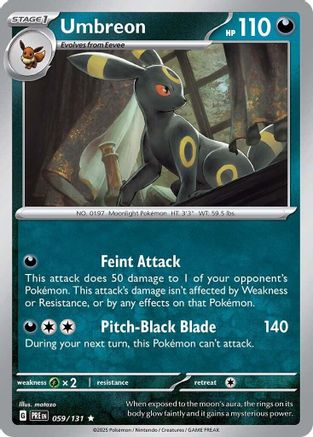 Umbreon 059/131  - Reverse Holofoil SV Prismatic Evolutions