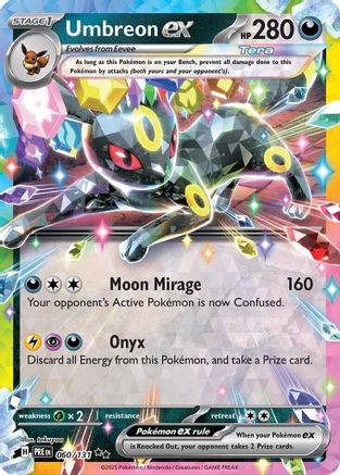 Umbreon ex 060/131  - Holofoil SV Prismatic Evolutions