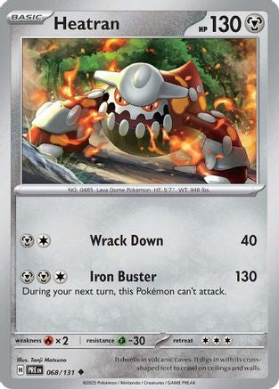 Heatran 068/131  SV Prismatic Evolutions