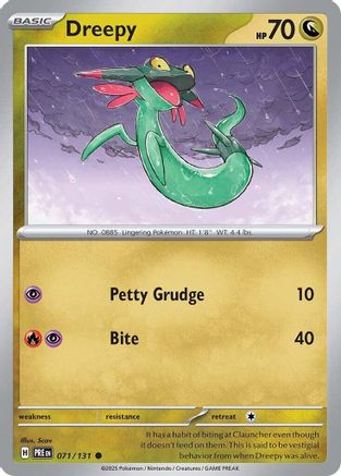 Dreepy 071/131 - Reverse Holofoil SV Prismatic Evolutions