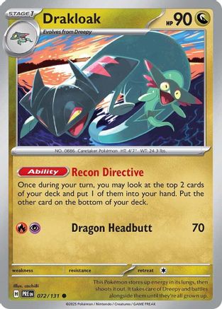 Drakloak 072/131  SV Prismatic Evolutions