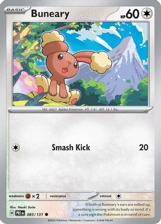Buneary 083/131 - Reverse Holofoil SV Prismatic Evolutions