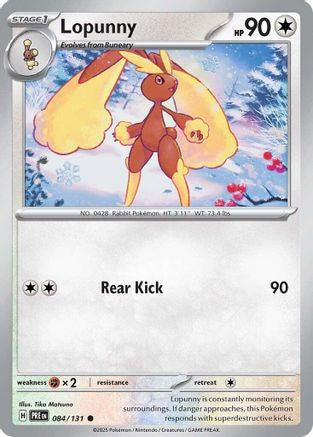 Lopunny 084/131 - Reverse Holofoil SV Prismatic Evolutions