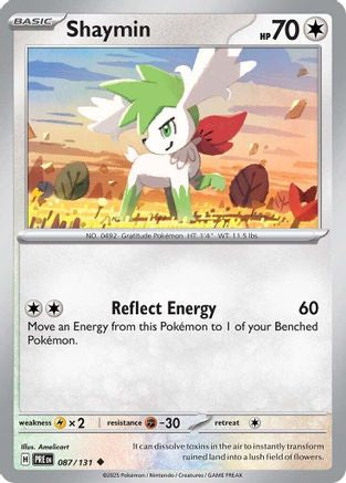 Shaymin 087/131 - Reverse Holofoil SV Prismatic Evolutions