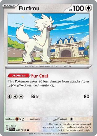 Furfrou 088/131  SV Prismatic Evolutions
