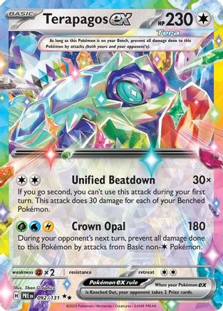Terapagos ex 092/131 - Holofoil SV Prismatic Evolutions