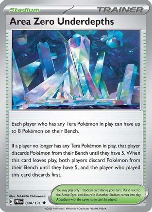 Area Zero Underdepths 094/131 - Reverse Holofoil SV Prismatic Evolutions