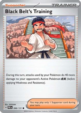 Black Belt's Training 098/131  SV Prismatic Evolutions