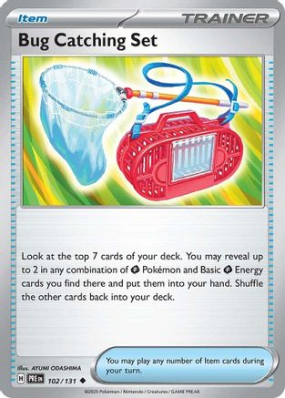 Bug Catching Set 102/131 - Reverse Holofoil SV Prismatic Evolutions