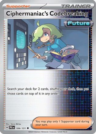 Ciphermaniac's Codebreaking 104/131  SV Prismatic Evolutions