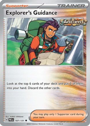 Explorer's Guidance 107/131 - Reverse Holofoil SV Prismatic Evolutions