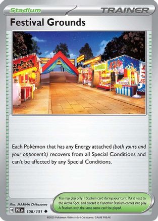 Festival Grounds 108/131 - Reverse Holofoil SV Prismatic Evolutions