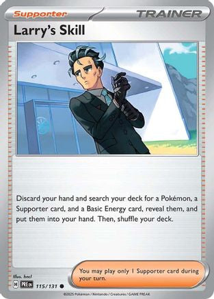 Larry's Skill 115/131 - Reverse Holofoil SV Prismatic Evolutions