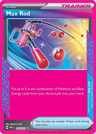 Max Rod 116/131  - Holofoil SV Prismatic Evolutions
