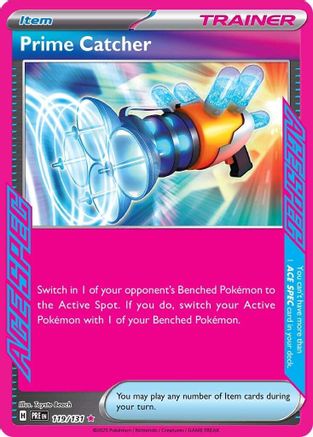 Prime Catcher 119/131  - Holofoil SV Prismatic Evolutions