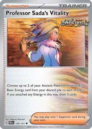 Professor Sada's Vitality 120/131 - Reverse Holofoil SV Prismatic Evolutions