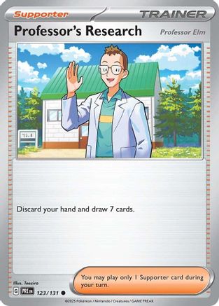 Professor's Research [Professor Elm] 123/131 - Reverse Holofoil SV Prismatic Evolutions