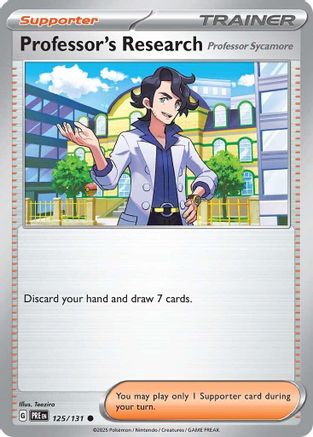 Professor's Research [Professor Sycamore] 125/131  SV Prismatic Evolutions