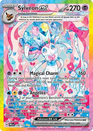 Sylveon ex 156/131  - Holofoil SV Prismatic Evolutions - Special Illustration Rare