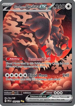 Bloodmoon Ursaluna ex 168/131  - Holofoil SV Prismatic Evolutions - Special Illustration Rare