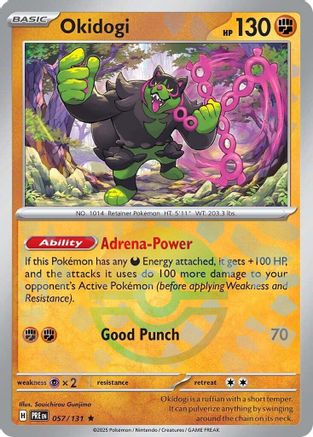 Okidogi (Poke Ball Pattern) 057/131  - Holofoil SV Prismatic Evolutions