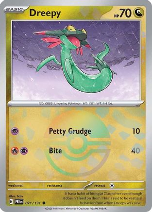 Dreepy (Poke Ball Pattern) 071/131  - Holofoil SV Prismatic Evolutions