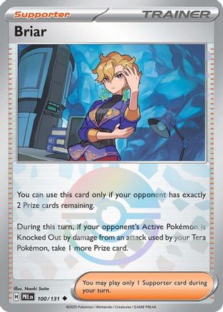 Briar 100-131 (Poke Ball Pattern) - Holofoil SV Prismatic Evolutions