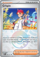 Crispin 105/131 (Poke Ball Pattern) - Holofoil SV Prismatic Evolutions - Uncommon