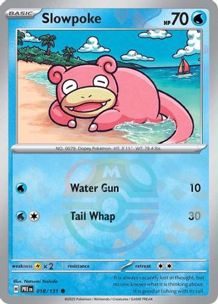Slowpoke (Master Ball Pattern) 018/131 - Holofoil SV Prismatic Evolutions