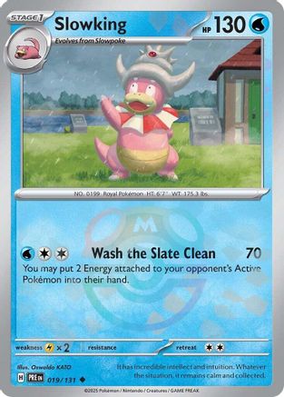 Slowking (Master Ball Pattern) 019/131  - Holofoil SV Prismatic Evolutions
